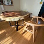 モンキーポッド輪切り一枚板